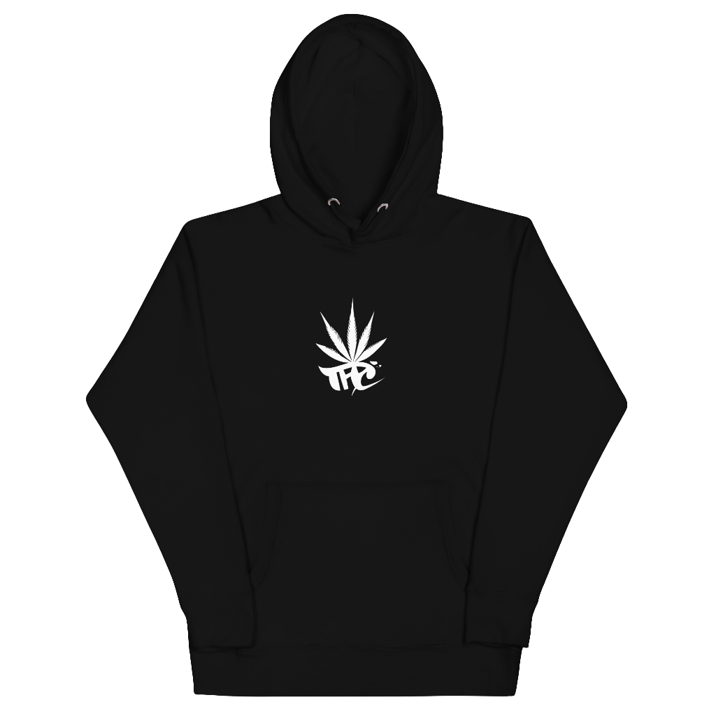 Team High Campaigns White on Black Unisex Hoodie