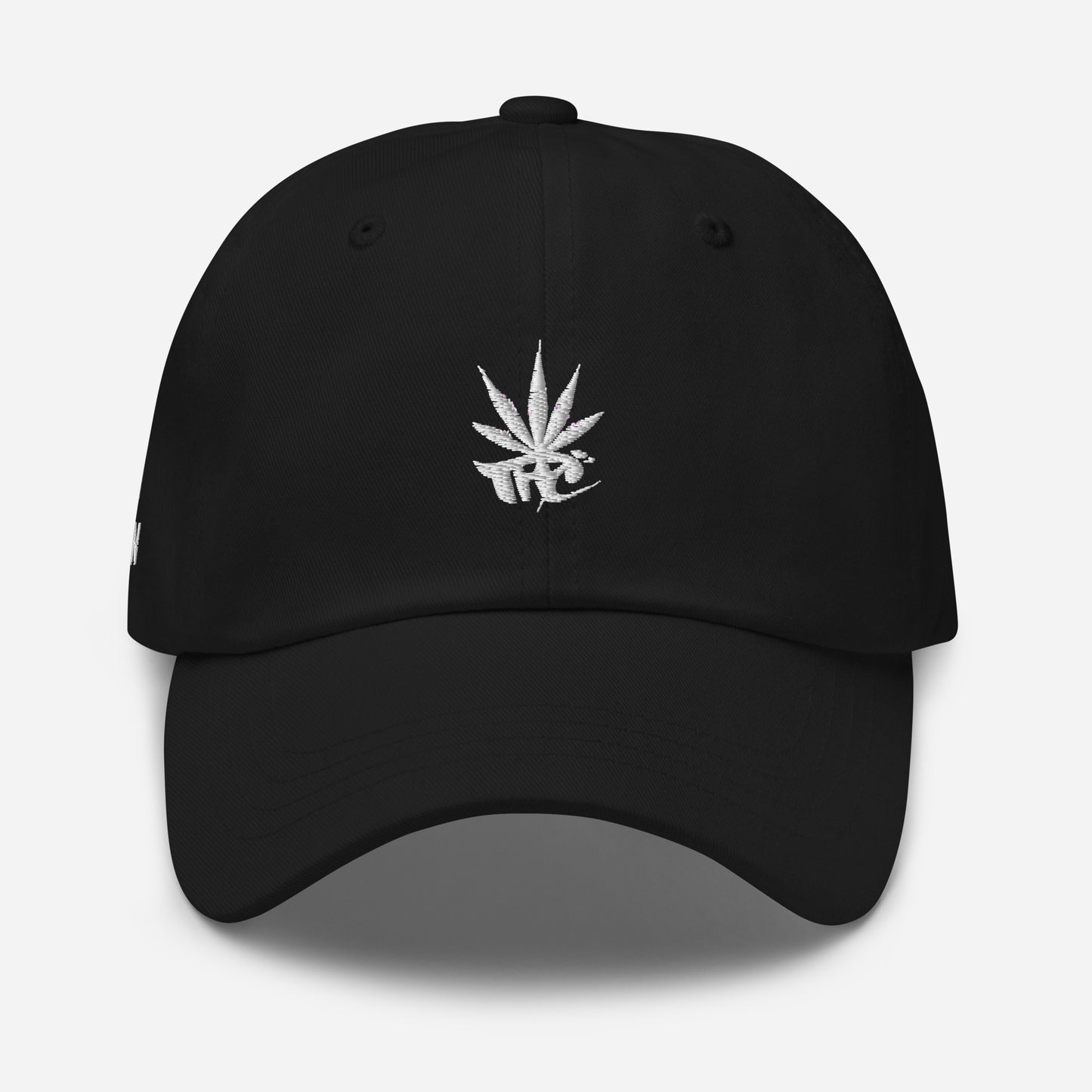 'Team High Campaigns' original white on black Dad hat