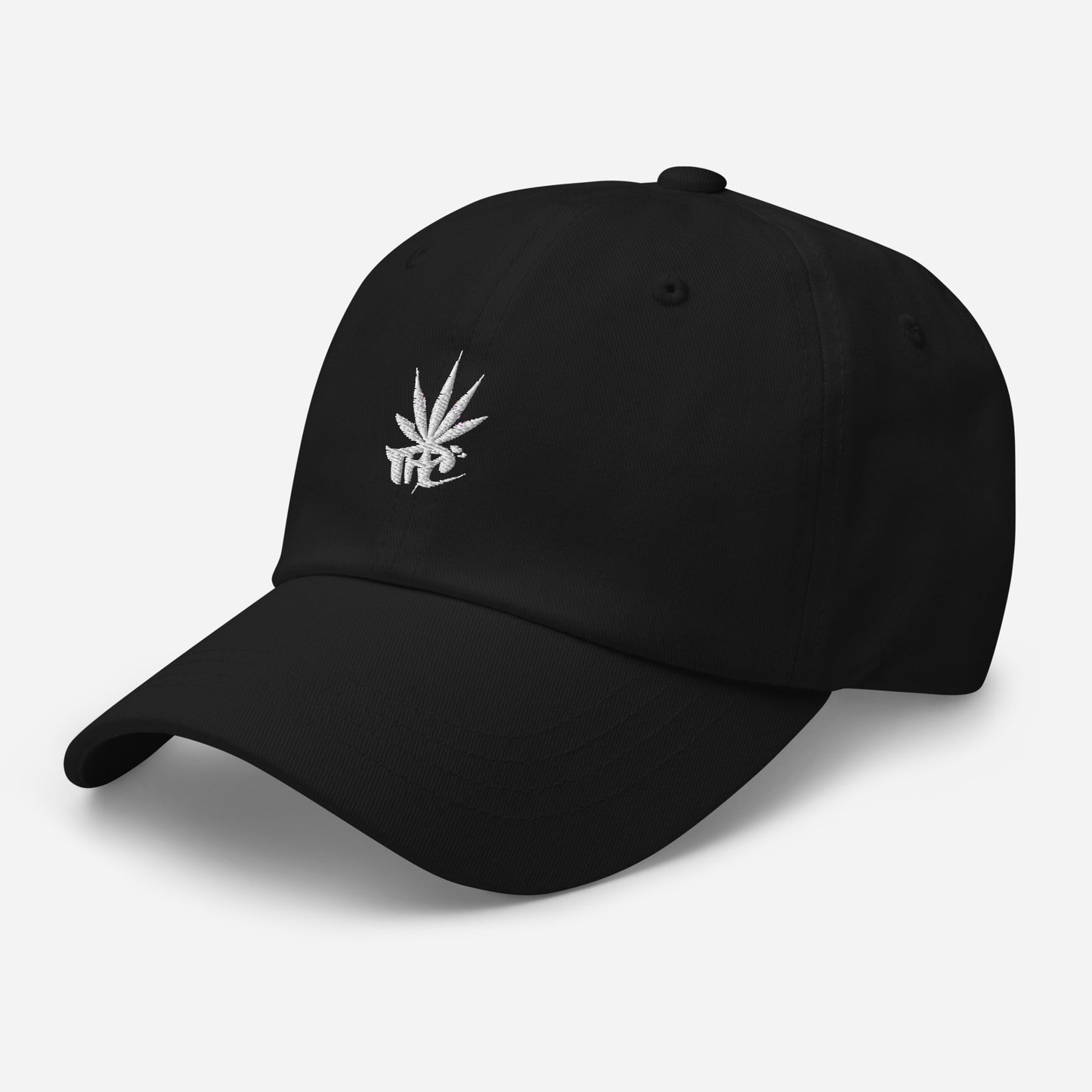 'Team High Campaigns' original white on black Dad hat