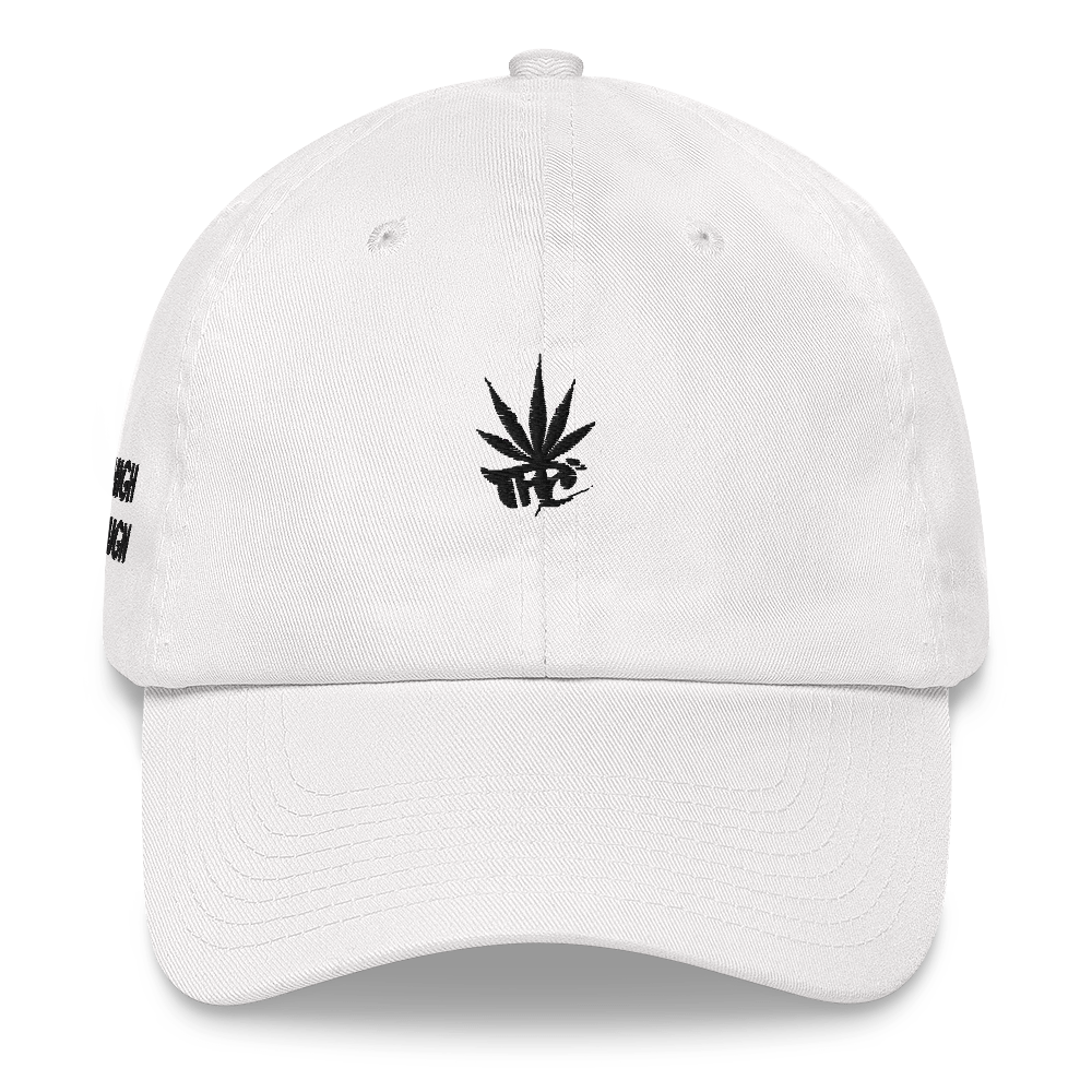 'Team High Campaigns' original Black on White Dad hat